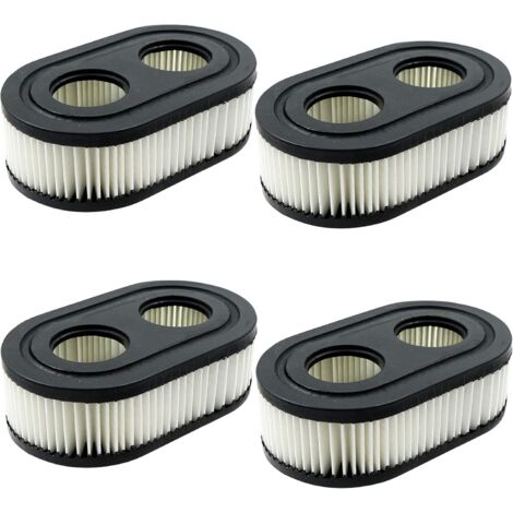 4 Piece Lawn Mower Filter Briggs Stratton Replace - Filtre à air Moteur de tondeuse à gazon remplace 798452 593260 5432K (1/5)