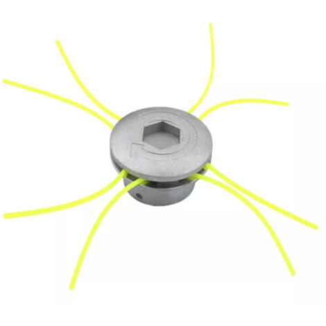 Tête de Coupe Débroussailleuse en Aluminium pour Tondeuse à Gazon Accessoire de Coupe-Herbe (1/5)