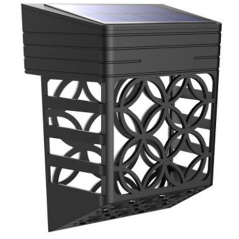 Lampe Solaire Exterieur Jardin, 1Pièces Étanche Lumière Solaire Exterieur, Éclairage Mural D'extérieur pour Portails, Clôtures, Murs, Décoration de Jardin et Éclairage pour Chemins (1/4)