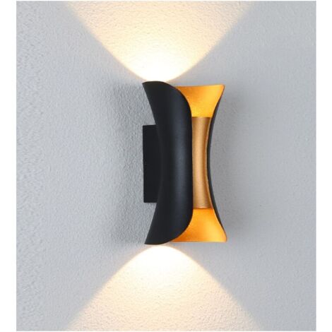 Applique extérieure Applique d'intérieur Lampe de chevet Applique murale (10w lumière chaude (1/5)