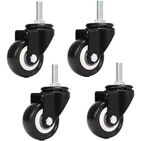 Supports de charge Support meubles/chariots 4pcs M8x25mm, 240kg, PU Monteurs de meubles, propriétaires de chariots (1/4)