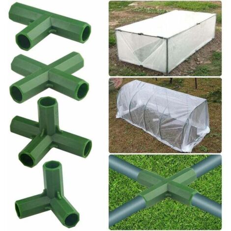 Lot De 5 Connecteurs De Cadre De Serre En Plastique Pour Serre Et