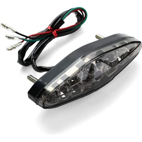 Moto universelle Mini 15pcs feu arrière LED feu arrière feu stop étanche et antipoussière. (1/5)