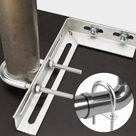 Lot De 4 Boulons En U Carrés En Acier Inoxydable Pour Remorque Bateau - Dimensions 1/2" X 3-1/16" X 4-5/16", Résistants
