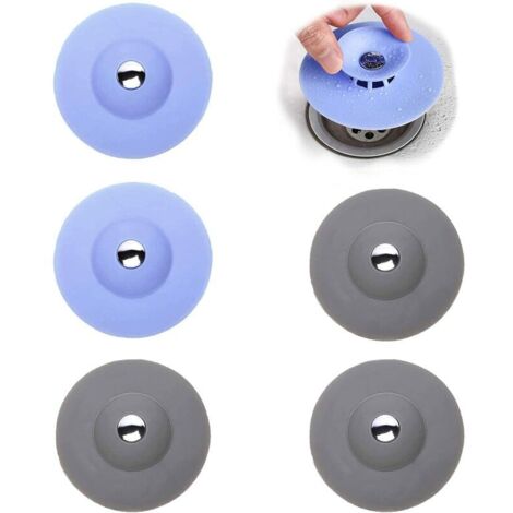 Paquet de 5 Drain de Sol sous Pression UFO, Bouchon de vidange, Drain de Sol de Cuisine, Bouchon de Baignoire, Drain de Sol d'égout (1/5)