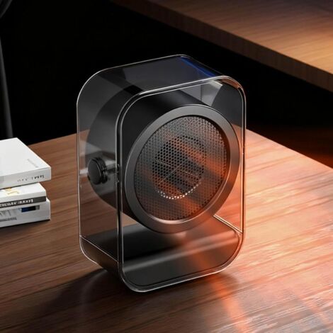 Réchauffeur De Pièce Électrique À Faible Décibel Augmentation Immédiate La Température Conception D'économie D'énergie Solution Chauffage Domestique Pour Chauffage Rapide La Maison-Noir froid (1/5)