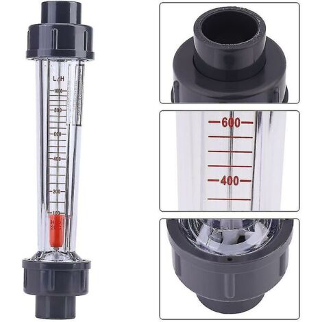 MSBD Débitmètre d’eau Tube en plastique transparent Type 100-1000l / H Débit Mete (1/3)