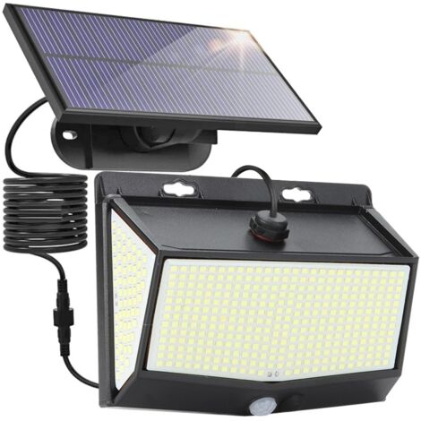 MSBD Lampe solaire à détecteur de mouvement,468 LED (1/5)
