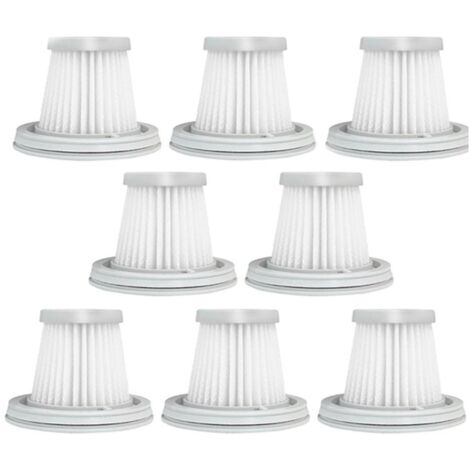 MSBD Lot de 8 filtres Hepa pour pièce de filtre pour aspirateur Xiaomi Mijia Handy (1/5)