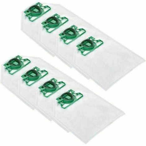 Sacs aspirateur Vorwerk Kobold 200/VK200 8pcs - Micro-polaire pour allergiques - Anti-poussière haute filtration - Nettoyage domestique - Propriétaires de Vorwerk