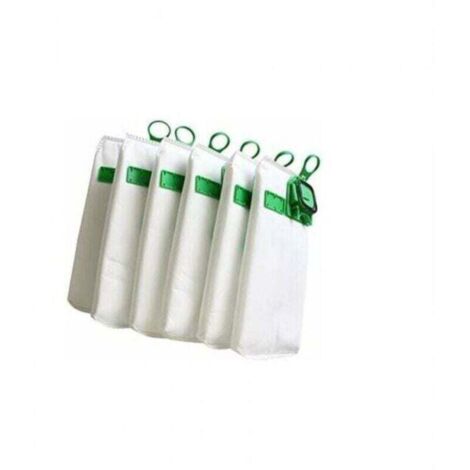 6 Sacs D'Aspirateur VK140, XU, Haute Efficacité, Compatible VK150 FP140 - KZQ (1/4)