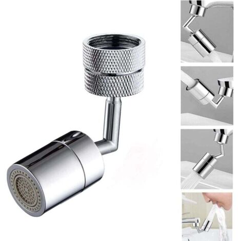 Aérateur Robinet Évier, XU, 720° Rotatif, 2 Modes Débit - KZQ