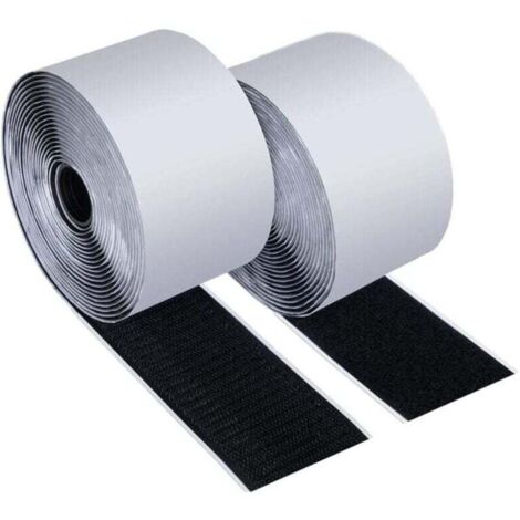 Scratch Autocollant Large, XU, 5M ×50MM Bandes Adhésives Extra fort,5M Autoadhésif Double Face,Rouleau de Ruban Adhésif Forte pour Organiser et Réunir Objets Autour Maison Bureau KZQ - KZQ
