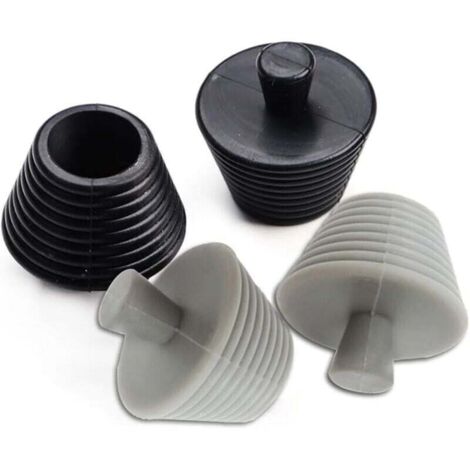 Bouchons de Vidange Universels 4 Pièces Bouchon de Lavabo Caoutchouc Bouchon , XU,Baignoire Universel Bouchon de Vidange Baignoire Bouchon D'étanchéité de Tuyau D'évacuation - KZQ