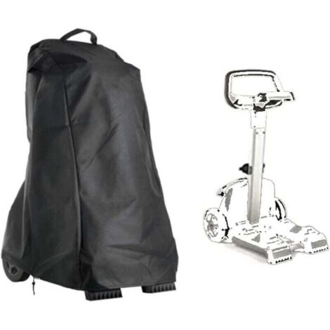 Housse pour Robot De Piscine, XU, Bâche De Robot Nettoyeur De Piscine De Jardin avec Poignée Et Cordon De Serrage, étanche, 420D Oxford Noir 56 66 107cm - KZQ (1/4)
