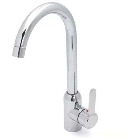 Robinet Lavabo Salle de Bain Bec Pivotant à , XU,360° Mitigeur Lavabo Salle de Bain Mitigeur Evier en - KZQ (1/4)