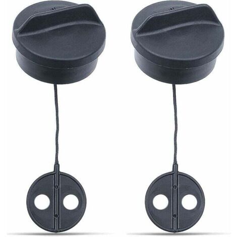 2 Pièces Bouchon de Réservoir pour STIHL FS38 FS45 FS55 FS56 FS80 FS81 FS85 FS88 FS120, XU, AUMEL Bouchon Essence de Débroussailleuse Bouchon de Réservoir Rechange Pièces Détachées - KZQ