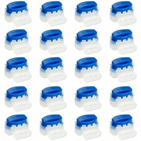 Connecteur de câbles, XU, Connecteurs de câble remplis de gel ou graisse, Résiste à l’eau et aux intempéries, Parfait pour jardin & extérieur et tondeuse robot et Voiture Mower (20 pcs) - KZQ