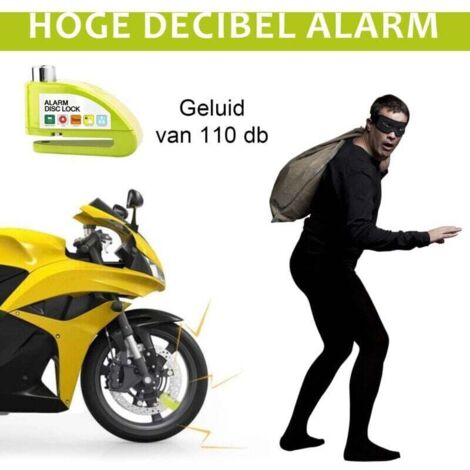 Generic Super Cadenas Antivol Moto Bloque Disque Bloque Roue,Verrou De Sécurité Anti-vol Pour Moto Et Scooter, Cadenas Et Freins à Disque Pour Vélo - Prix pas cher | CI