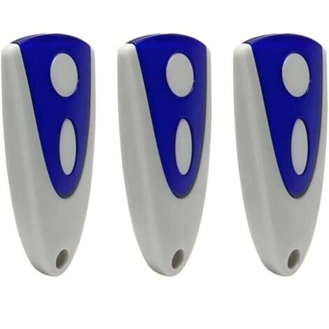 Pack de de 3 télécommandes de porte de garage compatibles , XU,avec Novoferm Novotron 502 MAX43-2 Novotron 512 MIX43-2 433,92 MHz - KZQ (1/4)