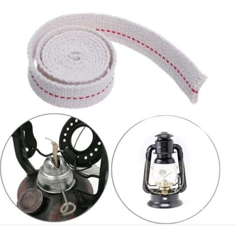 Mèche Lampe À HuileLongueur 5m-Mèche Lampe À Pétrole Largeur 10mmMèche , XU,Lampe ✮100% Coton✮ Destiné à Lampe À Petrole/Lanterne À Huile- Lampe Bruleur - KZQ