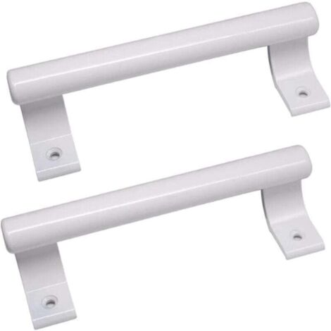 2 pièces Poignée de porte coulissante en aluminium de 8", XU, Poignée métallique moderne pour les portes vitrées de balcon, Les portes coulissantes de salle de bain, Etc. - KZQ