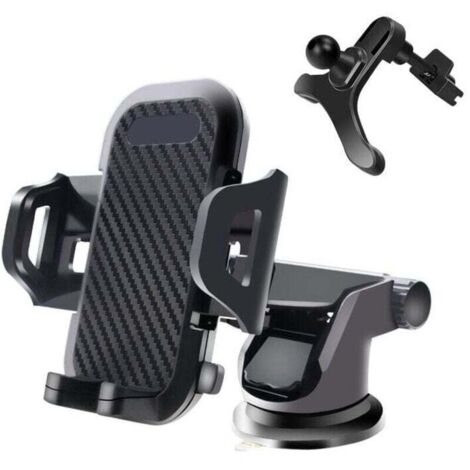 Support de téléphone portable pour voiture Ventila, XU,tion et, XU,support ventouse 3 1 universel smartphone KZQ - KZQ (1/4)