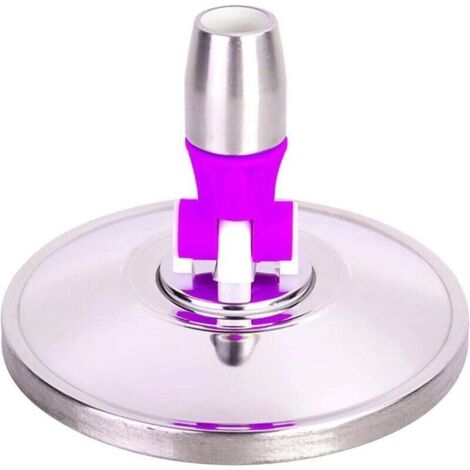 Pièce de base de rechange pour tête de balai à essorage rotatif - , XU,Remplacement facile de la tête de balai à essorage 360° - Taille standard ronde - 1 unité - KZQ (1/4)