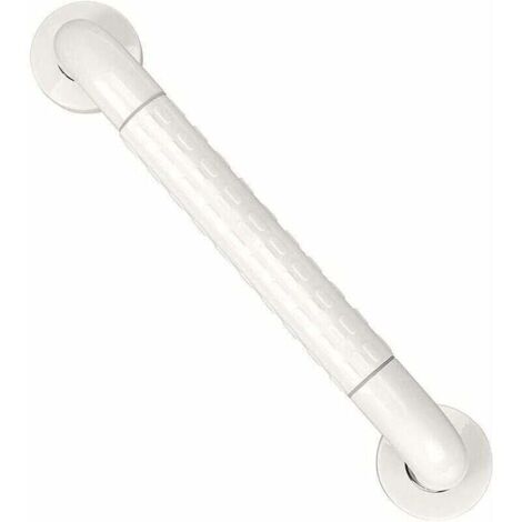 Barre d'appui WC Manche Mural INOX Poignée , XU,de Baignoire Porte Serviette - 400mm (Blanc), produit qualité supérieure, durable et fiable, matériaux sélectionnés , satisfaction garantie -