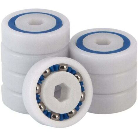 Pack de de 8 remplacement du roulement à billes , XU,Polaris 9-100-1108 compatible avec des roulements hexagonaux - KZQ