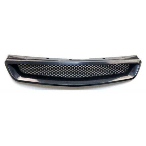 Grille de calandre de capot avant pour EK JDM , XU,Type R Style Fit pour Honda Civic 1999 - 2000- - KZQ (1/4)