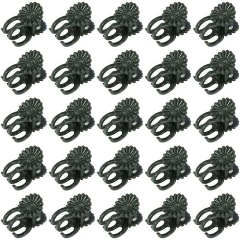 60 Pinces à orchidées, XU, Plantes, Vigne, Orchidées pour plantes Clips de support jardin plastique petites vignes vertes soutenir KZQ - KZQ