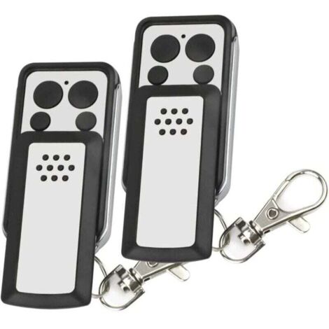 Commande à distance - 2 Boutons à clapet- Compatible avec la plupart des motorisations avidsen, XU, Grise, Autonomie de 2 ans - 114253 - KZQ (1/4)
