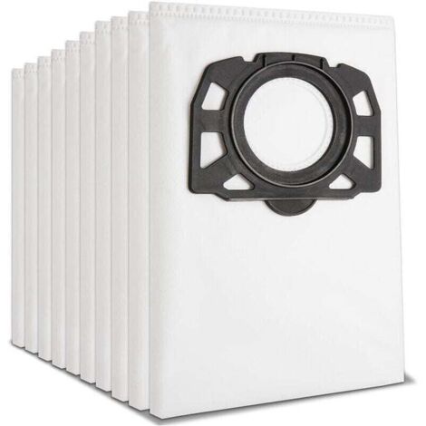 Pack de de 10 sacs aspirateur pour Kärcher 2.863-006.0, XU, Sacs de rechange Aspirateur pour Kärcher WD4 WD5 WD6 WD5P WD6P Premium MV4 MV5 MV6 - KZQ (1/4)