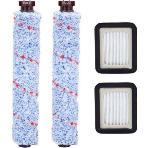 1785 Accessoires Pack de de 2 rouleaux de brosse multi-surfaces et , XU,lot de 2 filtres compatibles avec les aspirateurs Bissell série 1785 - KZQ (1/4)