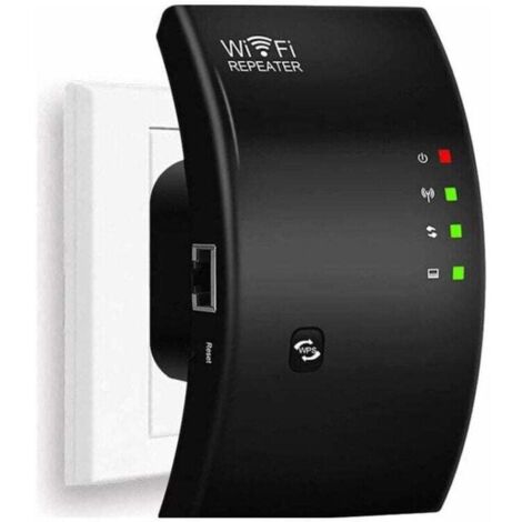 Répéteur Wi-FI, XU,Répéteur WiFi, Amplificateur Puissant, Extender N300, Signal Booster, 1 Ethernet, Couvre jusqu'à 200㎡, Facile à Installer, Compatible avec Toutes Internet KZQ - KZQ (1/4)