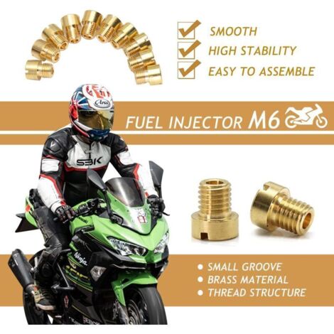 Gicleur Carburateur Focenat Kit 15 Jets Principal Carburateur M5 - Pour Dellorto PHBG, 60 à 130, Laiton Gicleurs Principal Carburateur