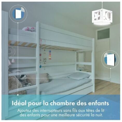 Hager TRK152M Kit double va et vient KNX radio - 3250615979995