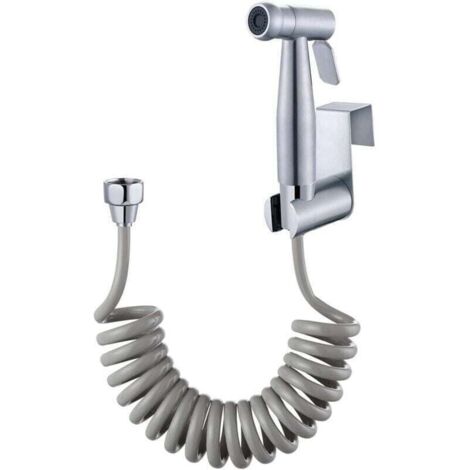 Kit complet bidet de haute qualité avec crochet pour réservoir d'eau et , XU,flexible de douche télescopique en ABS pour une hygiène personnelle quotidienne - KZQ (1/4)