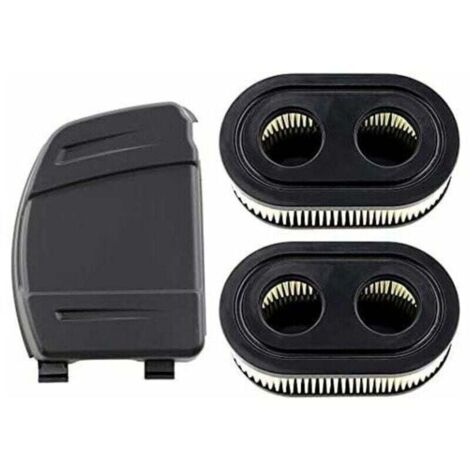 Complet de 2 Filtres à avec Couvercle Filtre pour Moteurs Briggs Stratton 550E, XU, 575EX, 575IS, 625EXI, 650EXI, 675EXI, 675IS, Remplace Pièces 594106, 798339, 798452, 593260.-..D KZQ - KZQ
