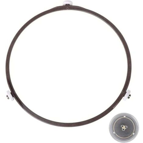 Support plateau tournant universel de 22cm,Anneau Rotatif Micro-ondes , XU,de Plateau Tournant pour Universel Support en Verre 22cm Diamètre (Brun) - KZQ