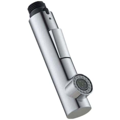 Douchette Robinet Cuisine 2 Jets Tête de Douche Remplacement Douchette pour Mitigeur Cuisine, XU, Placage, G1/2"/61011 - KZQ (1/4)