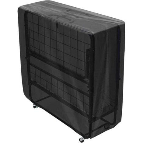 Housse de lit pliable imperméable pour lit de voyage , XU,Housse de rangement anti-poussière,Housse de lit pliable,Protection de lit d'extérieur, Destiné à intérieur et extérieur(130x30.5x99) - KZQ
