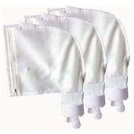 Pack de de 3 sacs de rechange avec fermeture éclair compatibles avec , XU,Polaris 280 480 Sacs de rechange en maille nylon multifonctions K13 K16 Polaris - KZQ