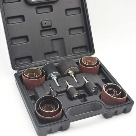 25pcs Manchons abrasifs Rouleaux Ponçage Manches , XU,papier de verre embouts abrasifs pour ponceuse abrasif - KZQ