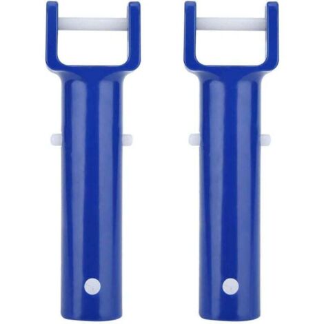 2pcs poignée de tête en v Forme Clip Brosse , XU,poignée de la tête de Remplacement Piscine Accessoires - KZQ (1/4)