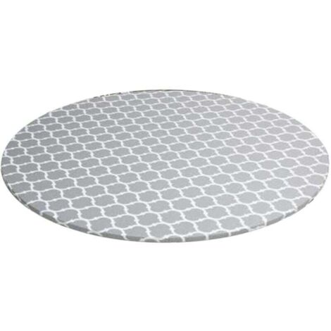 Nappe Ronde avec Bord éLastique en PVC éTanche à L' et , XU,L'éPreuve des Essuie-Tout Housse de Table pour IntéRieur ExtéRieur - KZQ