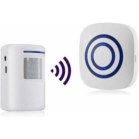 Détecteur de Mouvement Alarme, XU, Sirène Détecteurs de Mouvement Infrarouge-Sensor Alarme sans Fil PIR Set Détecteur de Mouvement Détecteur Infrarouge 38 Sonneries - KZQ