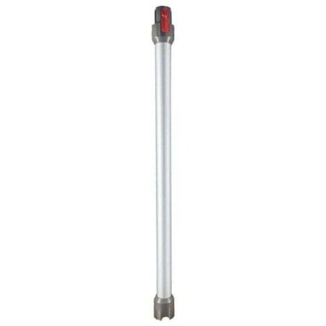 Tube Télescopique pour Dyson, XU, Tube d'extension Rigide Compatible avec Dyson V7 V8 V10 V11 V15, Tube d'aspiration à Connexion Rapide pour Aspirateur Dyson avec Deux 2 en 1 Brosses, Argent - KZQ