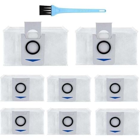 Pack de de 8 Sac d&39aspirateur Accessoires pour Ecovacs Deebot X1 Omni / X1 e Omni / T20 Omni, XU, Aspirateur Accessoires de Rechange S - KZQ